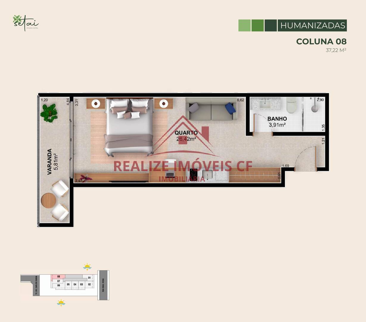 Flat/Apart Hotel à venda com 1 quarto, 35m² - Foto 21