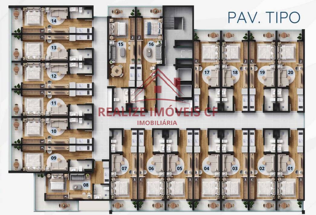 Apartamento à venda com 1 quarto, 31m² - Foto 19
